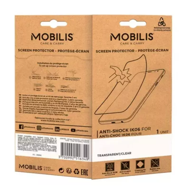 Screen protector Mobilis 036289 Samsung Galaxy A14 4G 5G Transparent