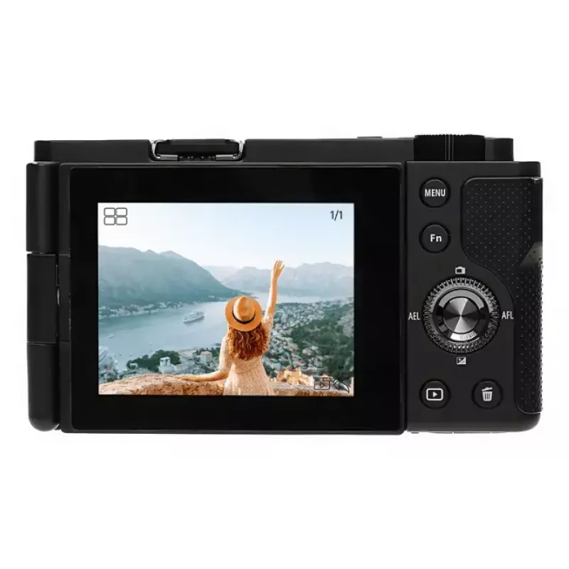 Compact camera AgfaPhoto Realishot C110 — 24 MP, 1/3.06 inch CMOS, 3x optical zoom, 4K, Wi‑Fi, 2.8 inch touchscreen, black