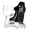 Flight/racing simulator monitor stand Oplite OP-SMS-GTRW White 40 inch