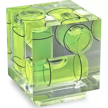 Spirit Level KAISER Triplex Libelle 6393 — three vials, precision alignment tool