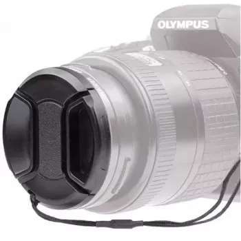 Lens cap KAISER 6835 for digital camera, plastic, diameter 5.5 cm, black