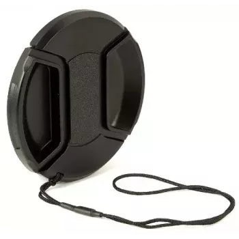 Lens cap KAISER 6835 for digital camera, plastic, diameter 5.5 cm, black