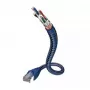 Networking Cable Inakustik 00480301 RJ-45 Cat6 1 m Blue Silver