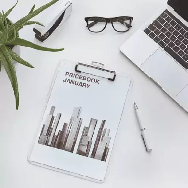Clipboard Leitz WOW A4 Metal Polystyrol White