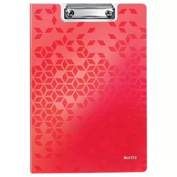 Clipboard Leitz WOW A4 Metal Polyfoam Red 75 sheets