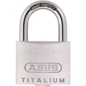 Padlock ABUS Titalium 64TI/40, set of 4 keyed alike with 5 keys, 40 mm shackle