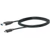 USB Cable Schwaiger CK 3141 USB 3.2 Gen 1 1m USB A USB C Black