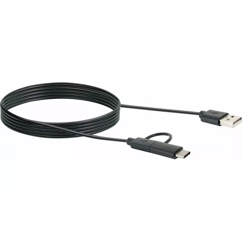 USB Cable Schwaiger CK 3112 USB 2.0 1m USB A Micro-USB B Black