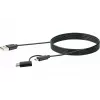 USB Cable Schwaiger CK 3112 USB 2.0 1m USB A Micro-USB B Black