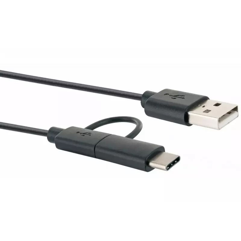 USB Cable Schwaiger CK 3112 USB 2.0 1m USB A Micro-USB B Black