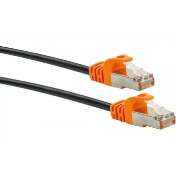 Networking Cable Schwaiger CKO7050 531 RJ-45 Cat7 5 m Black Orange
