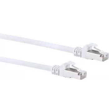 Network cable SCHWAIGER CKB6300 052 — Cat6 SF/UTP (S-FTP), RJ-45 to RJ-45, 30 m, White