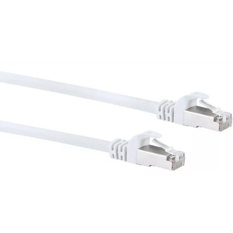 Network cable SCHWAIGER CKB6300 052 — Cat6 SF/UTP (S-FTP), RJ-45 to RJ-45, 30 m, White