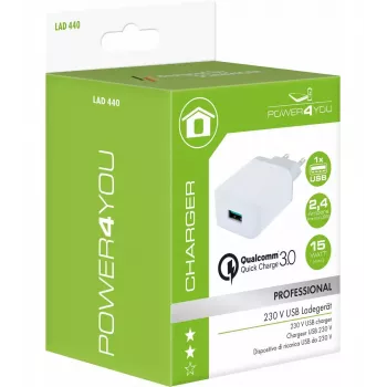 Charger Schwaiger LAD440 532 Indoor AC Fast Charging for Digital Devices
