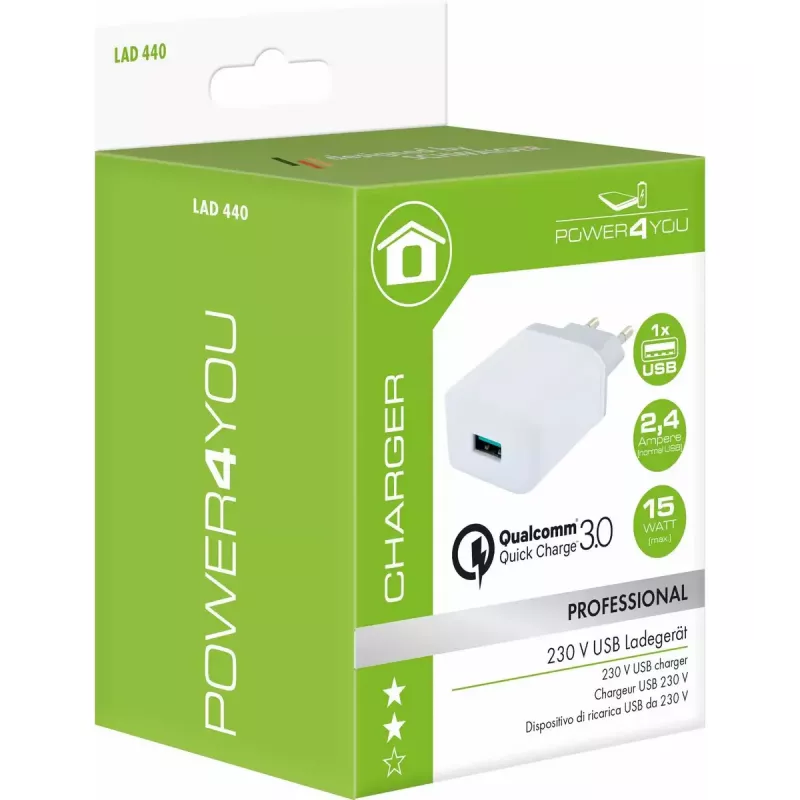 Charger Schwaiger LAD440 532 Indoor AC Fast Charging for Digital Devices