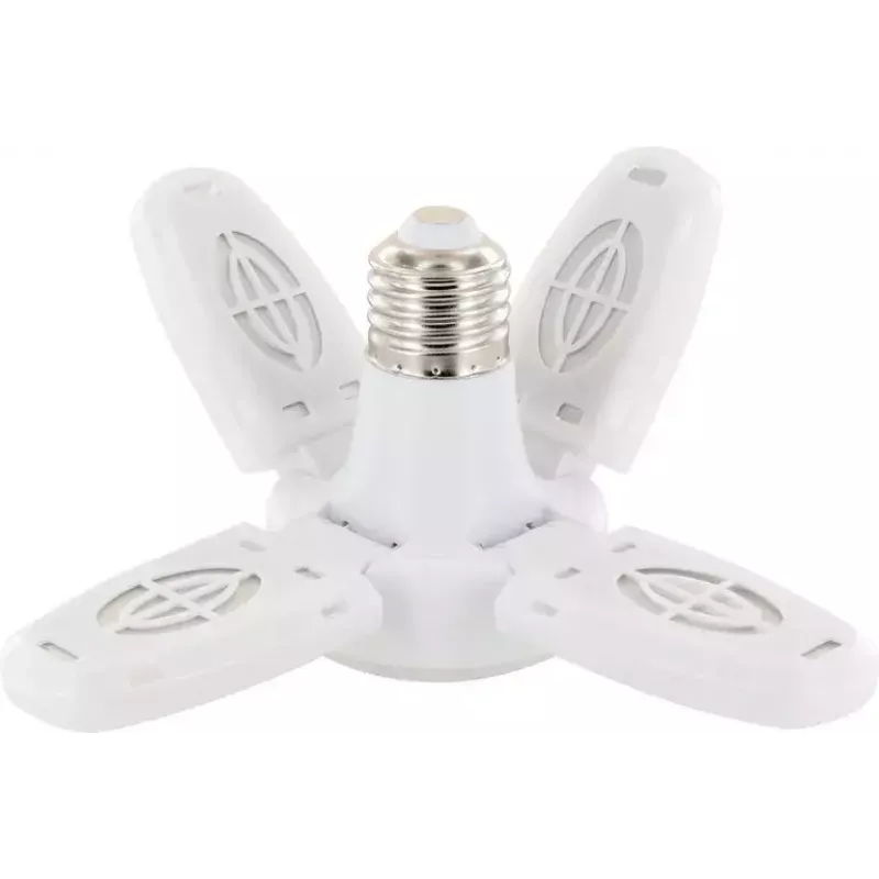 Schwaiger WLED0360 LED 360 Degree Garage/Workshop Lamp, E27, 5 Panels