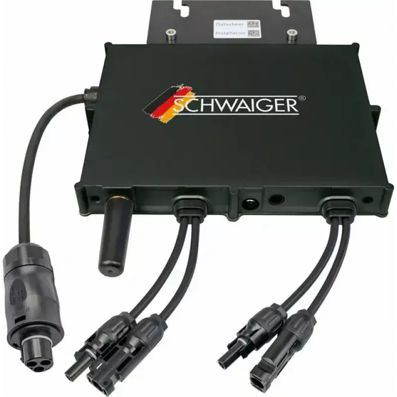 Power inverter SCHWAIGER SOWR0806 — indoor, IP67 protection, black