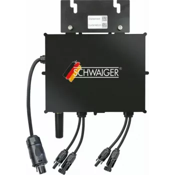 Power inverter SCHWAIGER SOWR0806 — indoor, IP67 protection, black