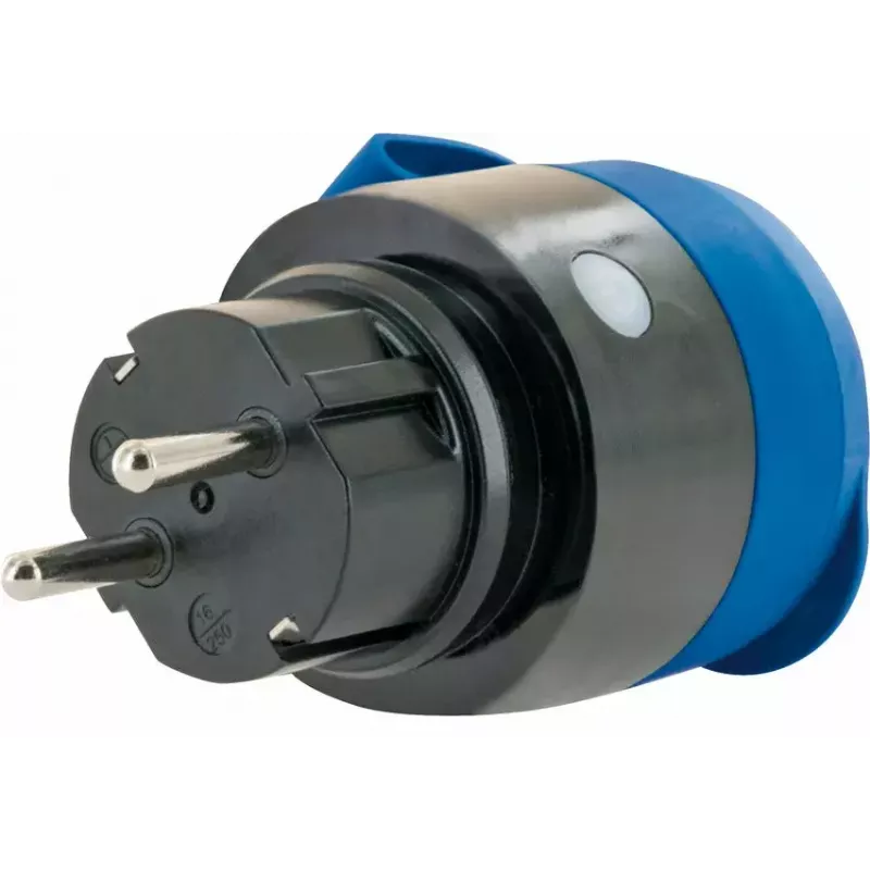 Socket Outlet Schwaiger SOAW0044 Blue Grey IP44 230V 16A
