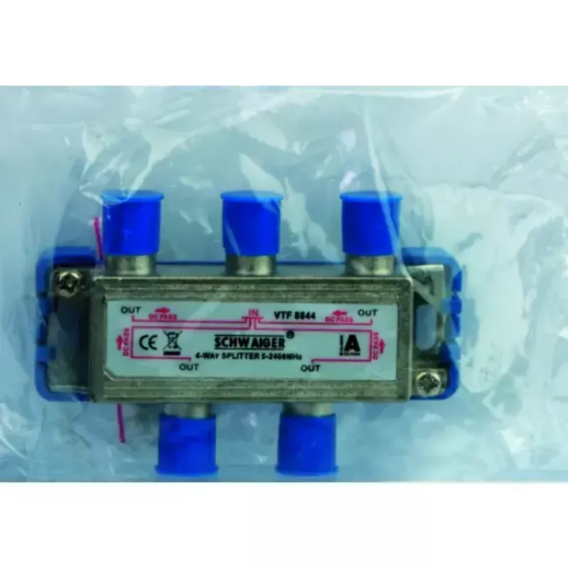 Cable splitter Schwaiger VTF8844 241 Frequency range 5 - 2400 MHz