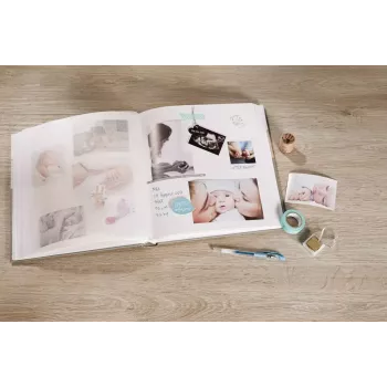 Photo Album Walther Design Baby Dreamtime Brown Rose 50 sheets