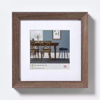 Single picture frame Walther EF330N Walnut MDF 20mm width