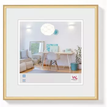 Single picture frame Walther Design KV220G Gold 13x13 cm