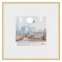 Single picture frame Walther Design KV330G Gold 18x18 cm