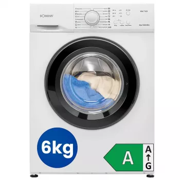 Front-load washing machine BOMANN WA7161 — 6 kg, 1000 RPM, A class, white
