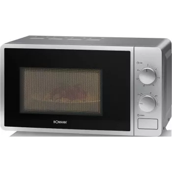Solo countertop microwave Clatronic Bomann MW 6014 CB — 20 L, 700 W, rotary control, silver