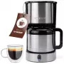 Drip coffee maker BOMANN KA6066CB 1.2 L water tank, 10 cups, black & stainless steel