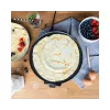 Cloer 6630 Crepe Maker 2 Crepes Black Stainless Steel 30 cm