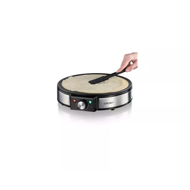 Cloer 6630 Crepe Maker 2 Crepes Black Stainless Steel 30 cm