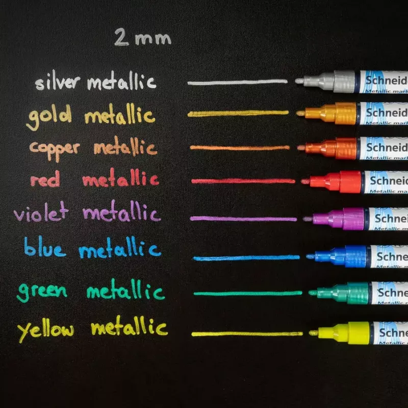 Paint Marker Schneider ML01111501 Copper Gold Silver Violet 4 pcs