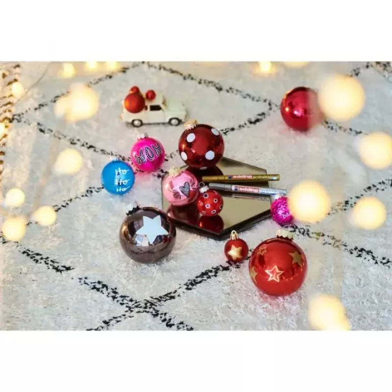 Marker Edding 751 10 pc(s) Black Blue Brown Green Light Blue Orange Pink Red Violet Yellow