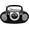 Portable stereo system Soundmaster SCD5100SW — Analog FM tuner 87.5–108 MHz, CD/MP3 player, 1 W RMS, LED display, black
