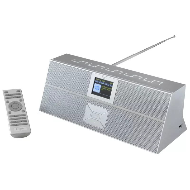 Internet radio Soundmaster IR3300SI — Digital tuner, DAB+ & FM, 20W RMS, TFT multicolour display, USB-A, grey