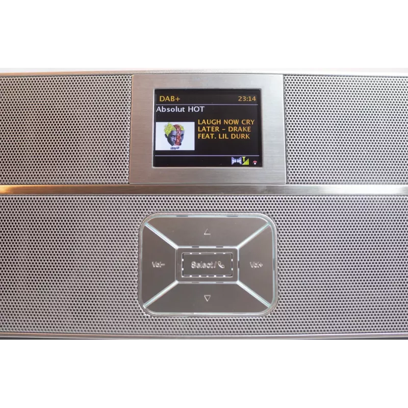 Internet radio Soundmaster IR3300SI — Digital tuner, DAB+ & FM, 20W RMS, TFT multicolour display, USB-A, grey