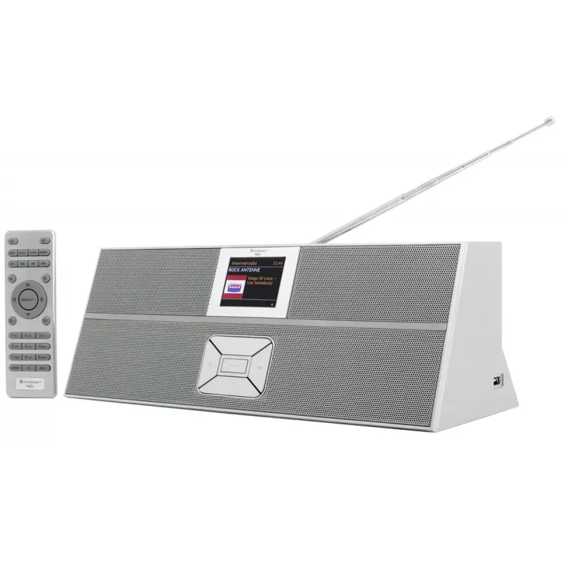Internet radio Soundmaster IR3300SI — Digital tuner, DAB+ & FM, 20W RMS, TFT multicolour display, USB-A, grey