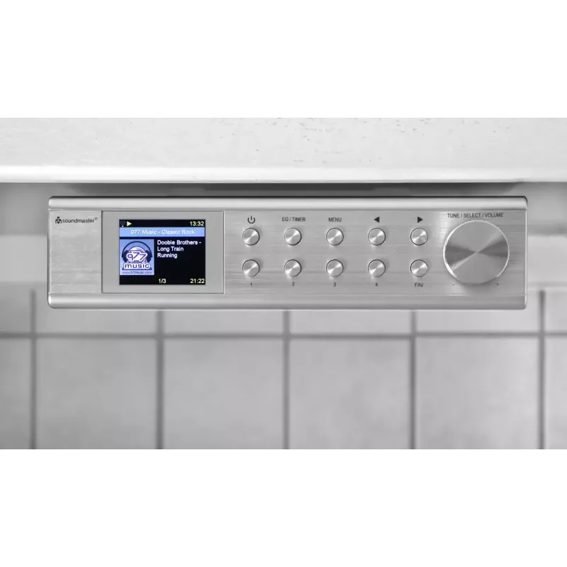 Internet radio Soundmaster IR1500SI — DAB+/FM digital tuner, 3 W, 2 inch TFT display, silver