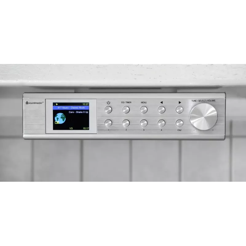 Internet radio Soundmaster IR1500SI — DAB+/FM digital tuner, 3 W, 2 inch TFT display, silver