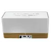 Clock radio Soundmaster UR630WE — FM/PLL/UKW, 6 W RMS, grey/white, AC and AAA battery powered