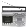 Portable cassette player Soundmaster RR20SI — FM/MW/SW radio, 3 W RMS, 3.5 mm headphone, Black/Silver