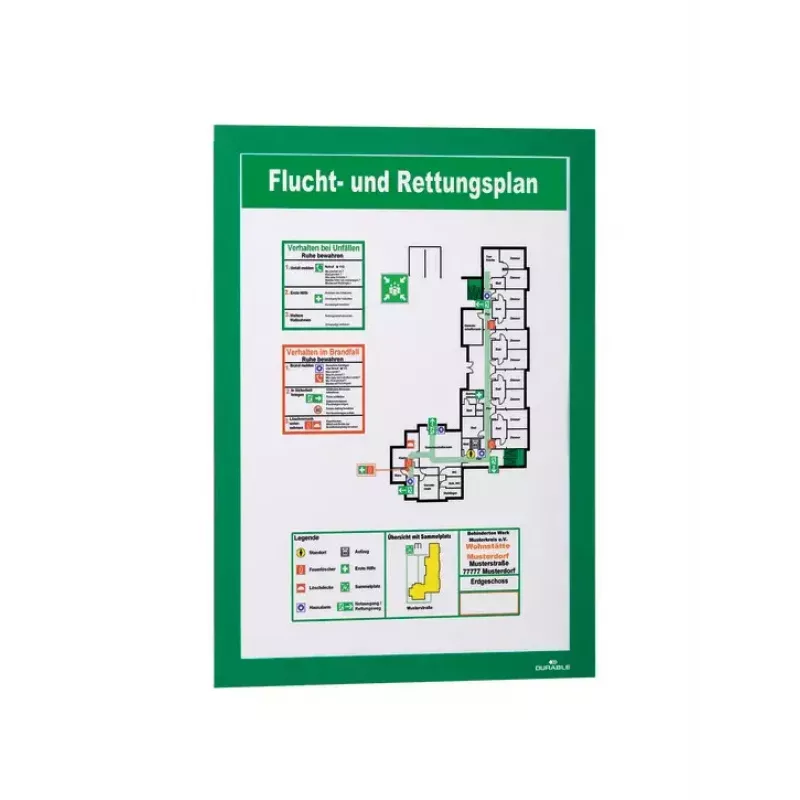 Magnetic Frame A4 Durable DURAFRAME Green