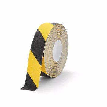 Barricade Tape Durable Duraline 15 m Black Yellow Aluminium Plastic