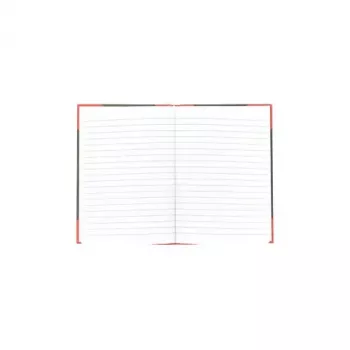 Writing notebook Bantex 100302813 — A5, 96 sheets, lined, 70 g/m², hardcover, black/red