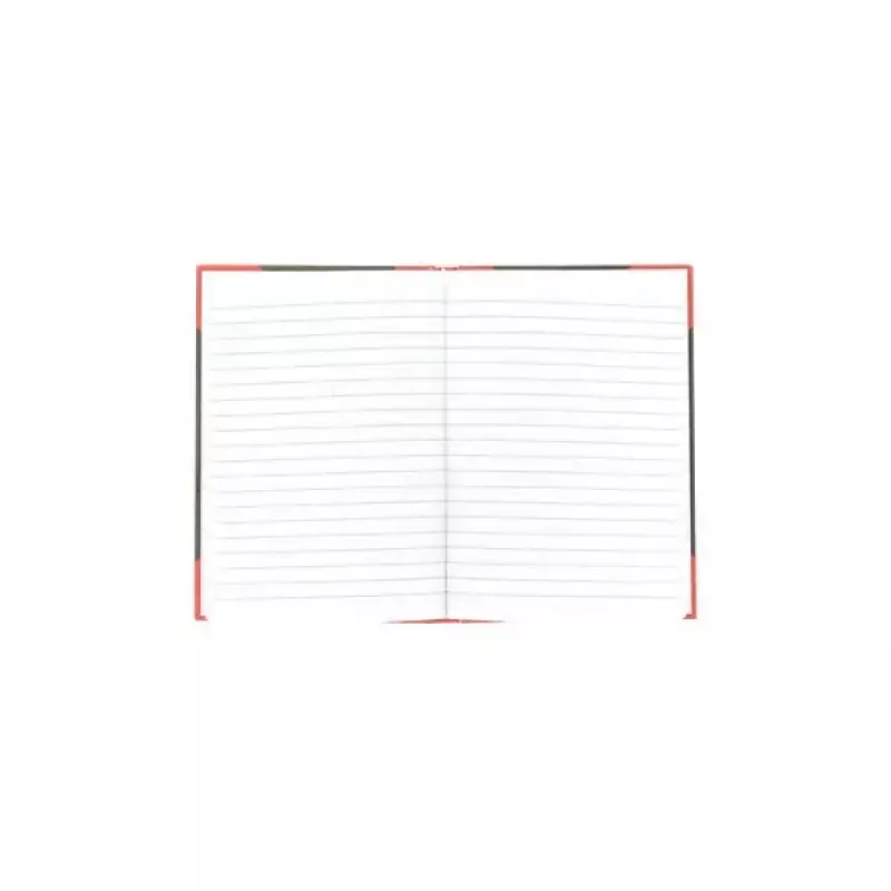 Writing notebook Bantex 100302813 — A5, 96 sheets, lined, 70 g/m², hardcover, black/red