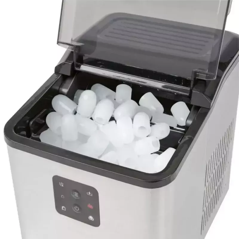Ice cube maker ProfiCook PC-EWB 1253 — 12 kg/24h, 1.5 L tank, 2 cube sizes, 120 W, Black/Grey