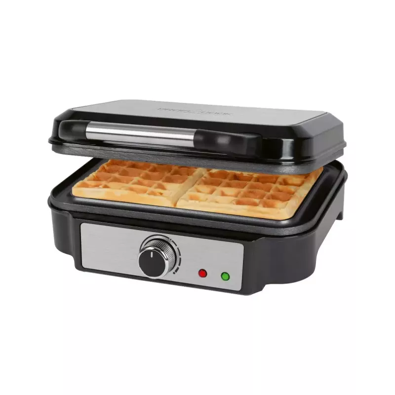 Waffle Maker ProfiCook PC-WA 1240 2 Waffles 1000 W Black Stainless Steel