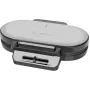 Waffle iron CLATRONIC WA3745, 2 waffles, 1200 W, stainless steel insert, non-stick plates, grey